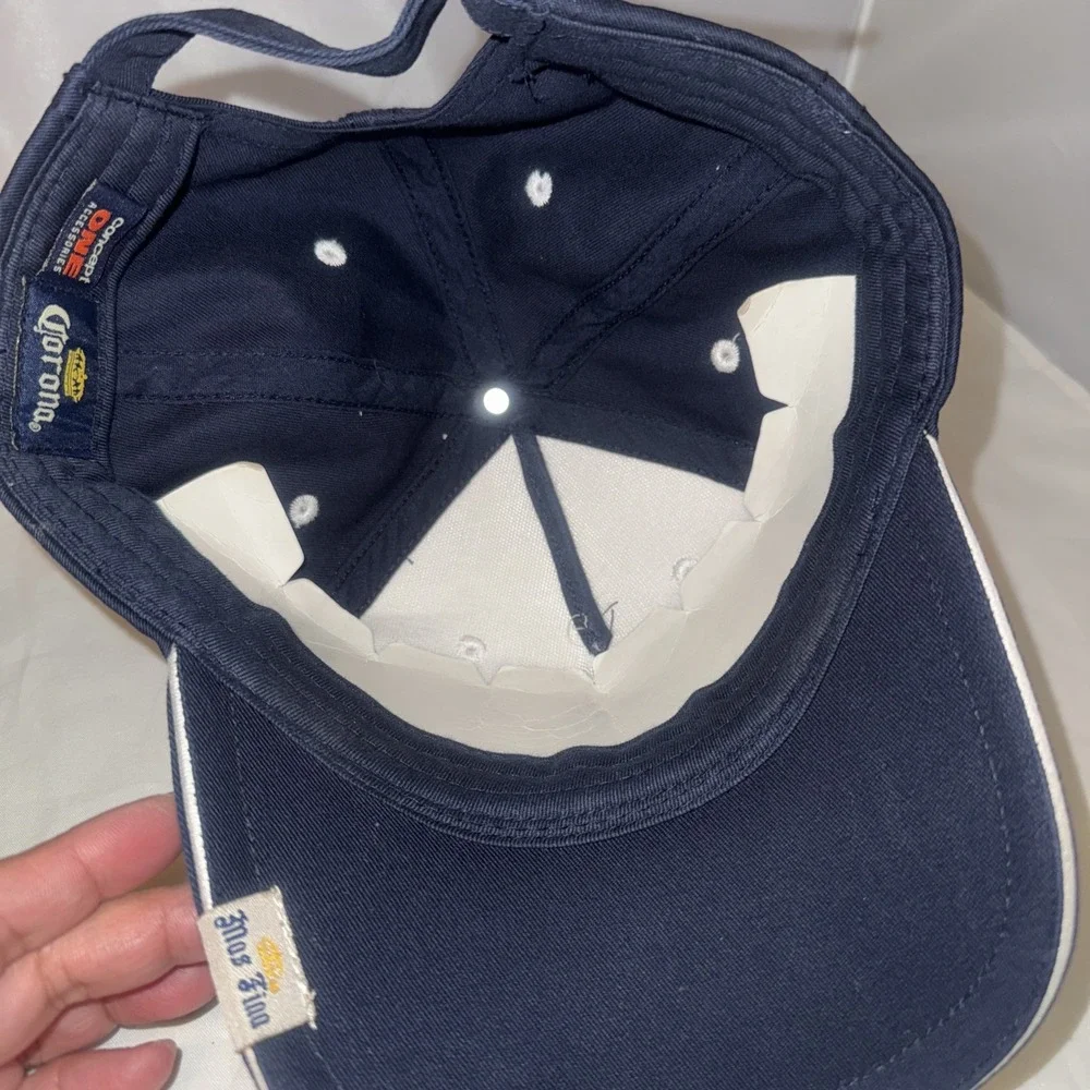 Corona Extra Trucker Hat Mens Blue Yellow One Size‎ Adjustable Embroidered NOS